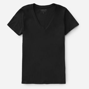 2 Everlane Cotton V-Neck T's, Small